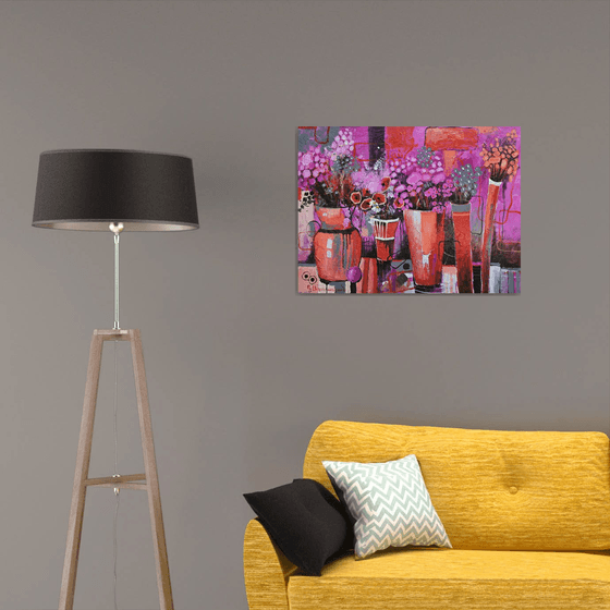 Pink Floral Symphony