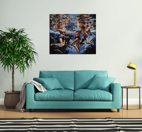 Under the quiet wave