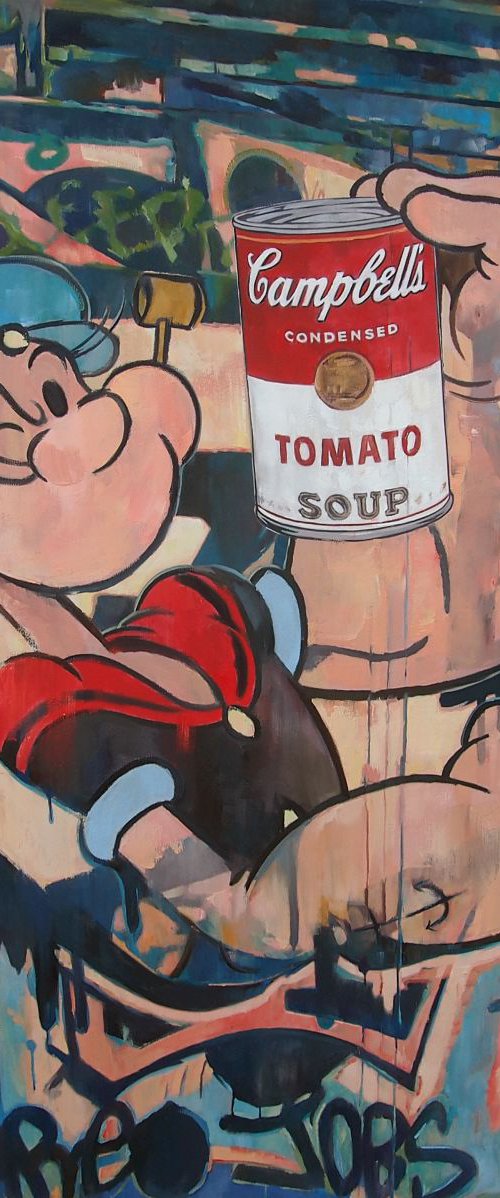 Pop-art-popeye by Janusz  Orzechowski