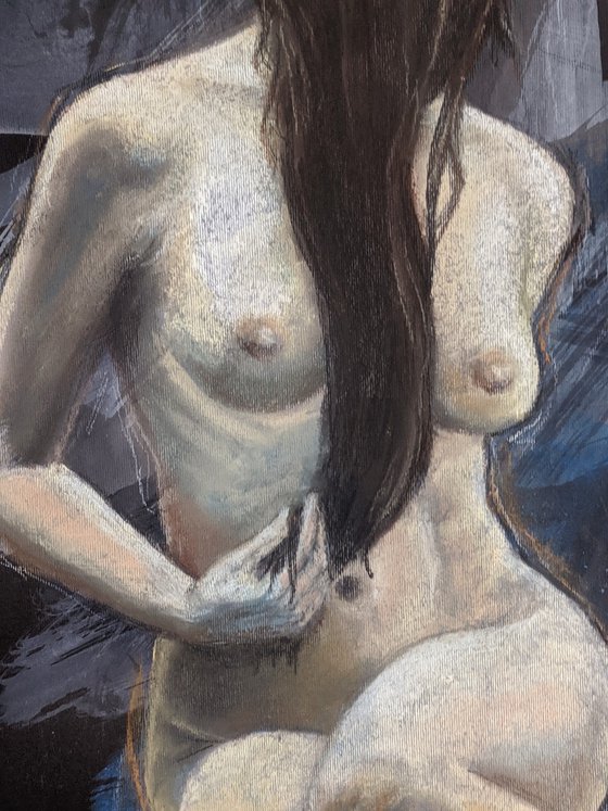 Soft Pastels Nude Study