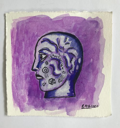 Purple Head' by Roberto Munguia Garcia
