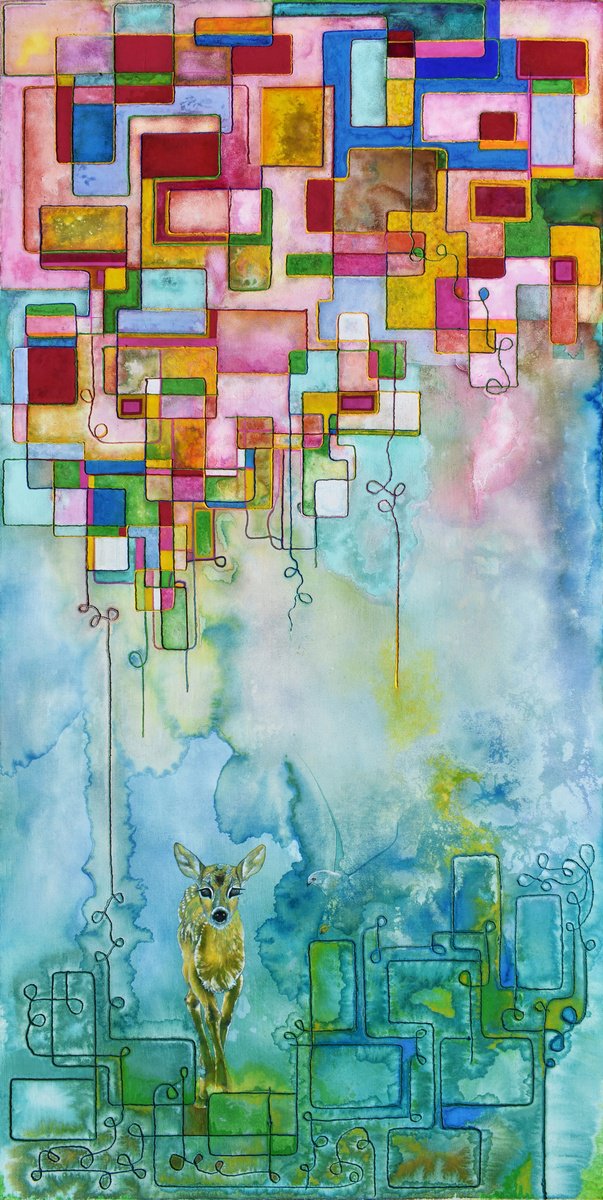 Il Giardino Del Se By Milena Nicosia, 49 X 98, Artwork For Sale On Artfinder