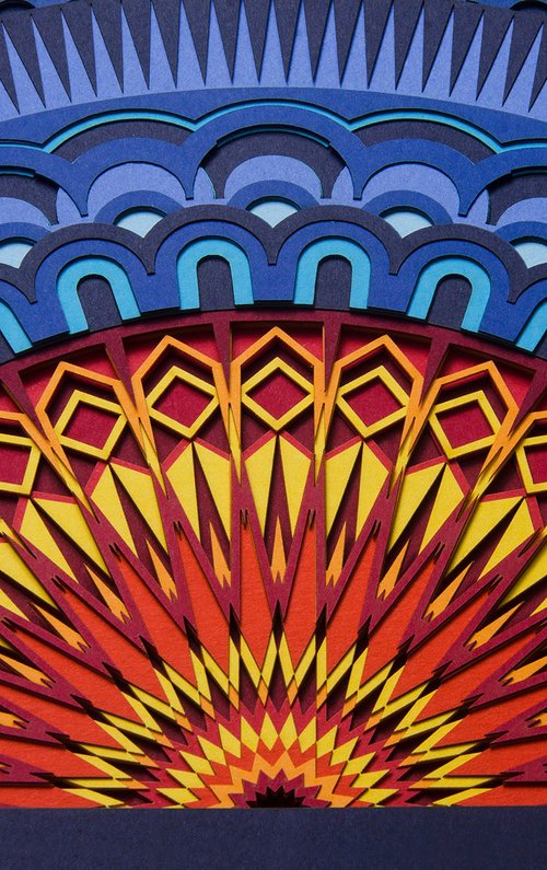 DAWN - Kaleidoscopic Mandala Art by Zubin Jhaveri