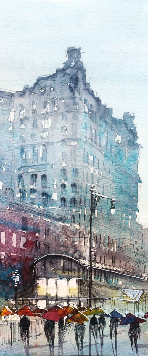 New York - Fin d'averse by Nicolas Jolly