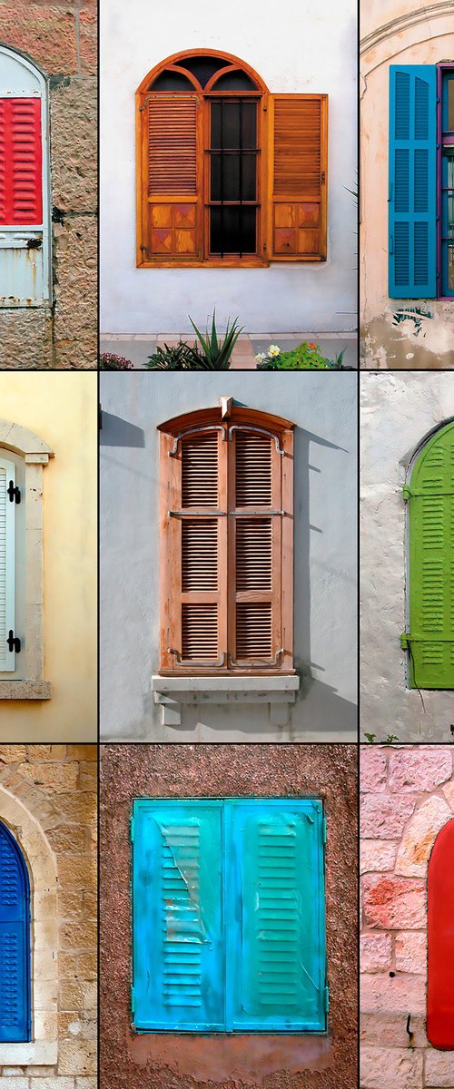 nine windows by Abba Richman