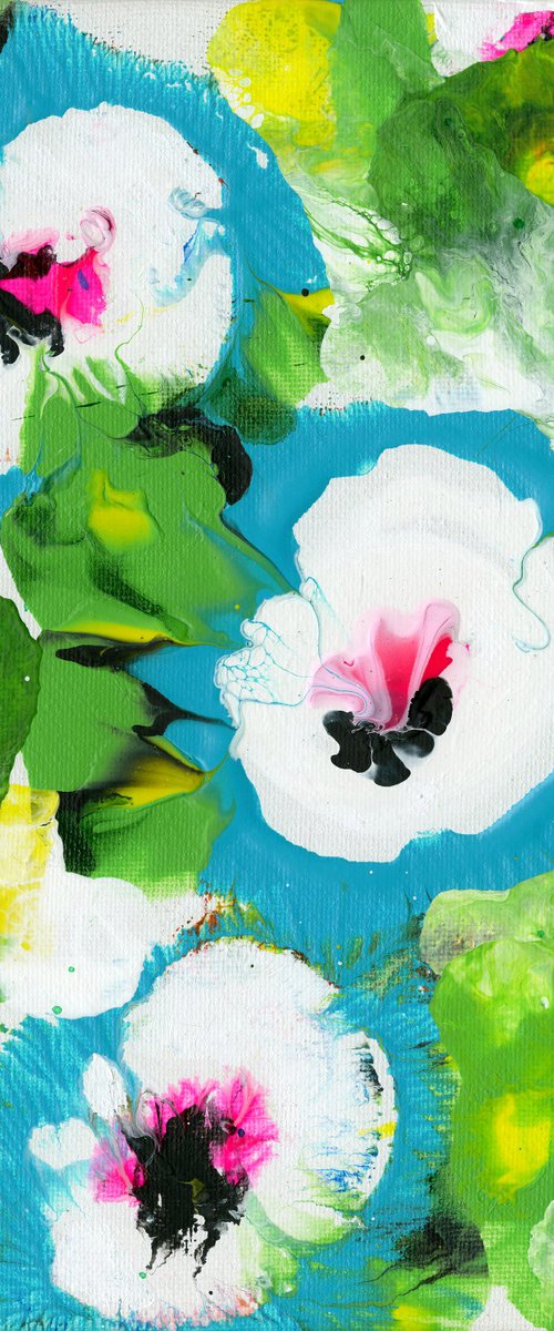 Blooming Magic 84 - Floral Painting by Kathy Morton Stanion by Kathy Morton Stanion