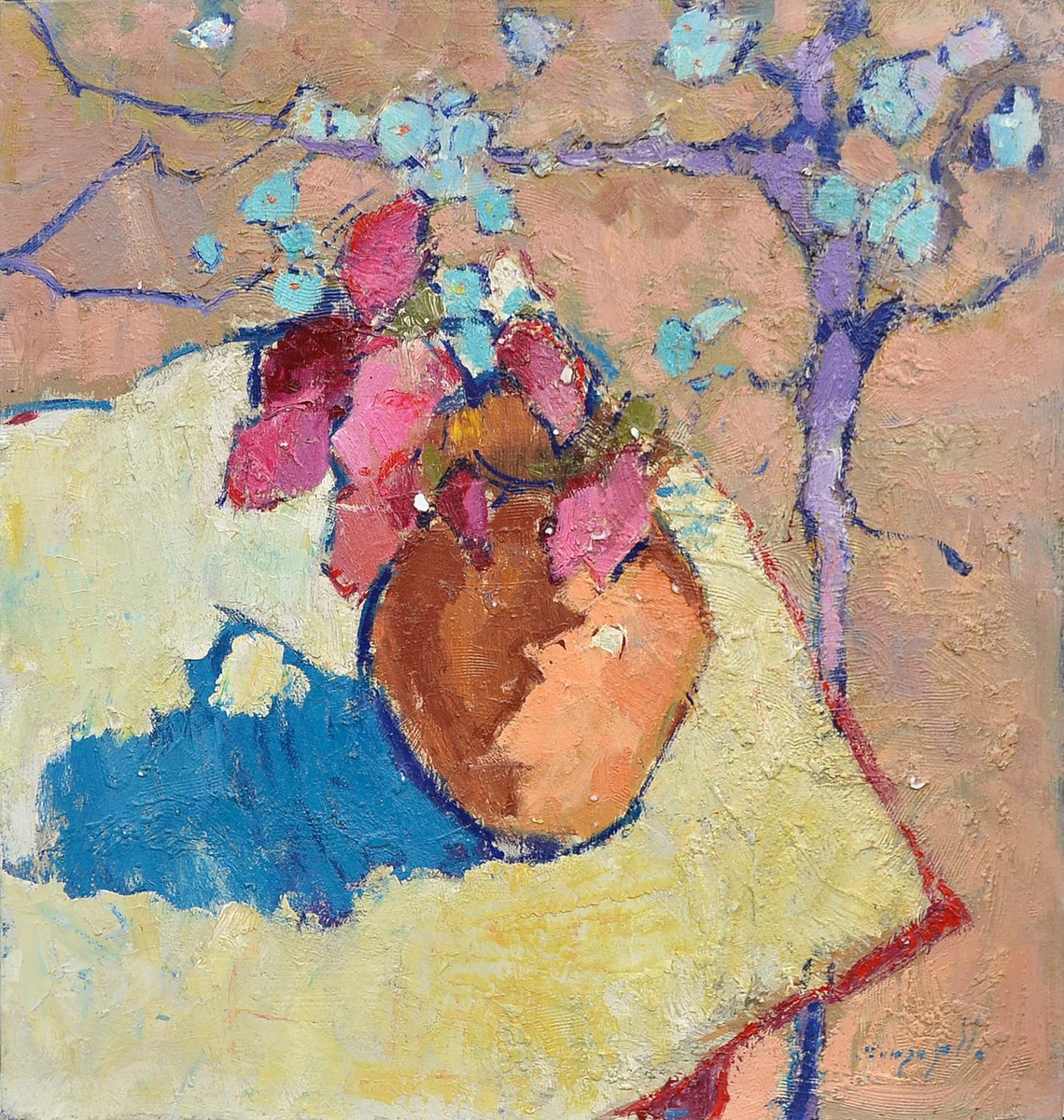 Magnolia By Alexander Shandor, 24 X 26, Artwork For Sale On Artfinder