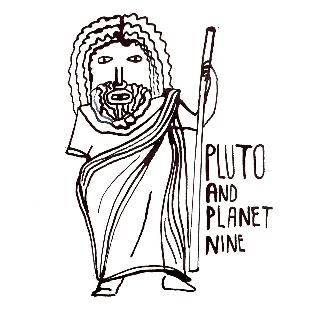 Pluto and Planet Nine by Nadim Basna