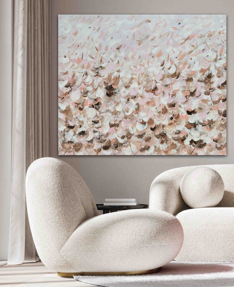 Abstract Botanical Acrylic Painting By Ivana Gigovic, 47 X 39, It