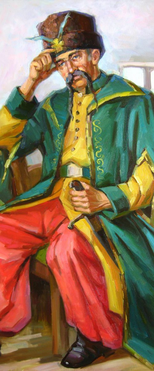 Portrait of the Hetman of the Zaporozhian Sich by Vladimir Lutsevich