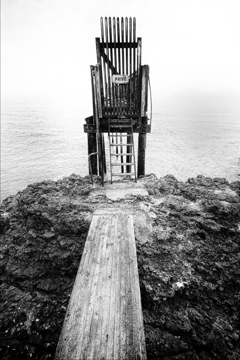 Photorealistic Landscape Photograph By Christian Schwarz, 17 X 24, Private Access To Nowhere, Original Artwork