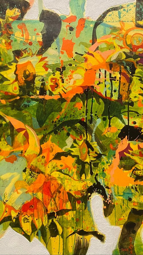 Sunflowers I by Peter Jakab Szőke