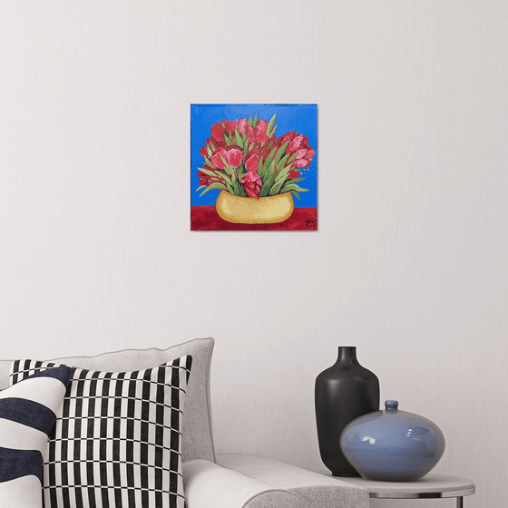 Red tulips