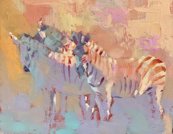 Zebra colour study soft