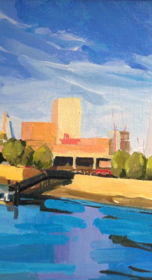 Late Summer on Southbank by Katharine Rowe