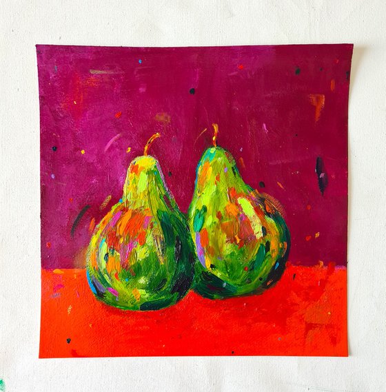 Two Bartlett Pears