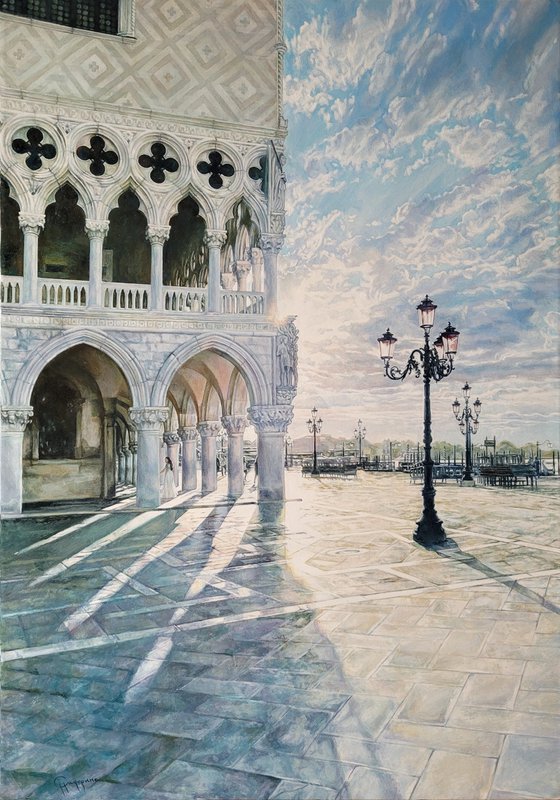 Glow of morning light. Venice, episode 1
