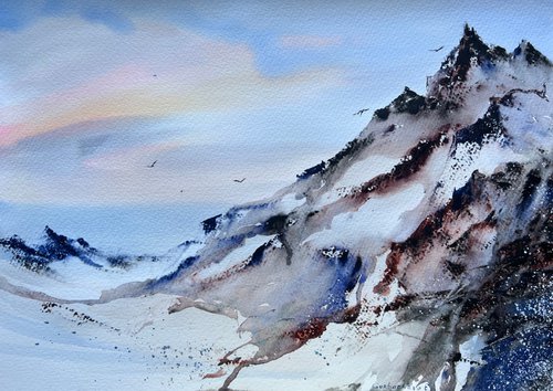 Snowy Mountains #8 by Eugenia Gorbacheva