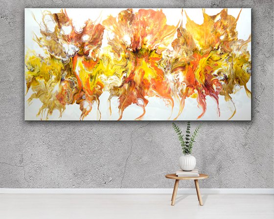 Autumn Melody - Extra Large Abstract Painting