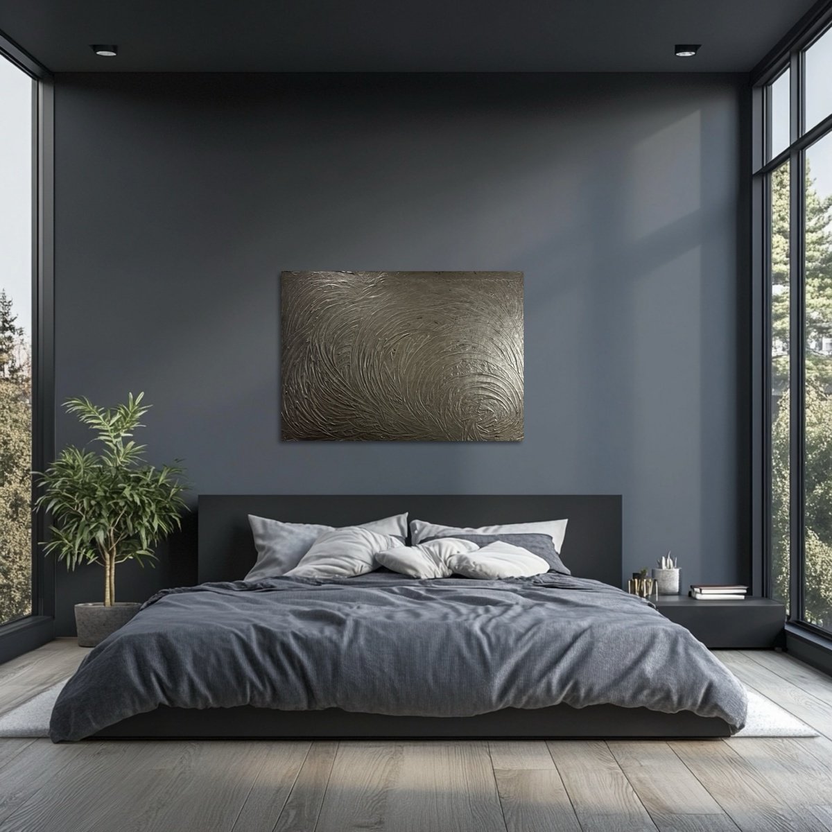 Pearlblack 70X100X2 Cm By Exclusive Arts, 39 X 28, Artwork For Sale On Artfinder