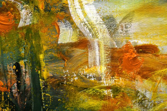 Golden Ripples and Roses