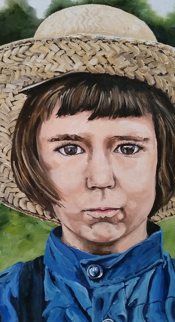 "Thatch and Cloth" - Landscape - Portrait - Amish