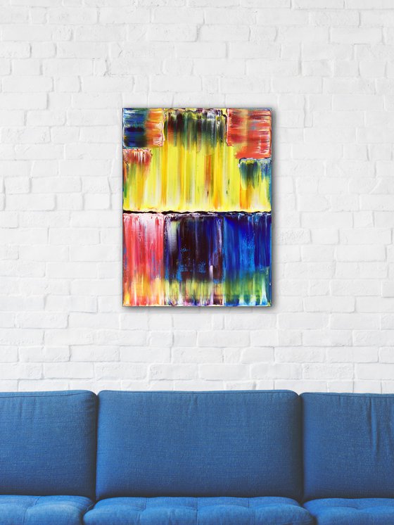 "Perspective Shift" - Original PMS Oil Painting On Canvas - 18" x 24"
