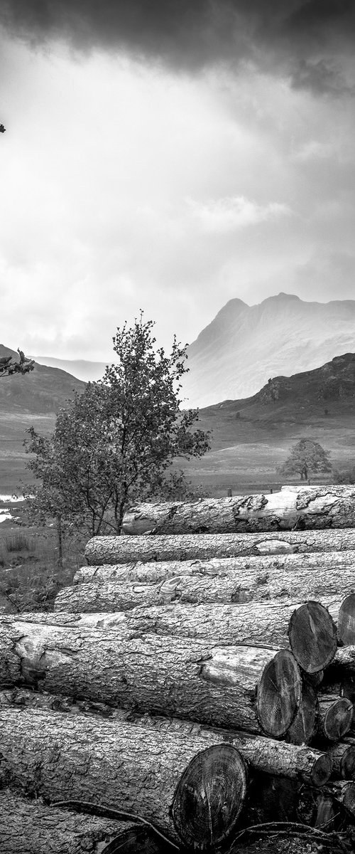 Great Langdale from Blea Tarn - Lake District ( Square Print ) by Stephen Hodgetts Photography