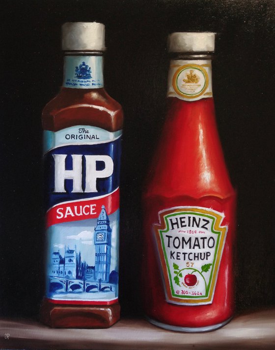 Saucy! Heinz and HP still life