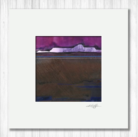 Abstract Landscape - Southwestern Mesa Landscape Painting by Kathy Morton Stanion