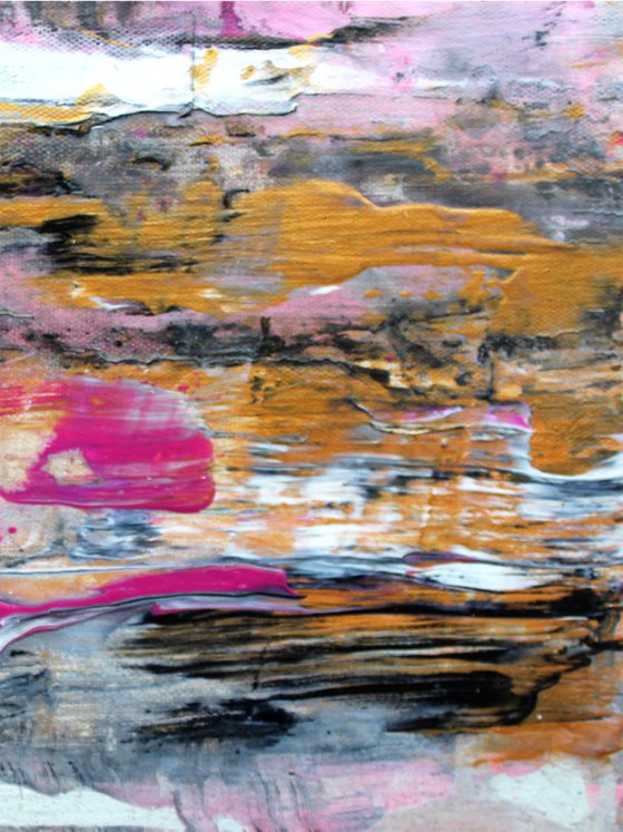Pink Tidal Flow (Framed)