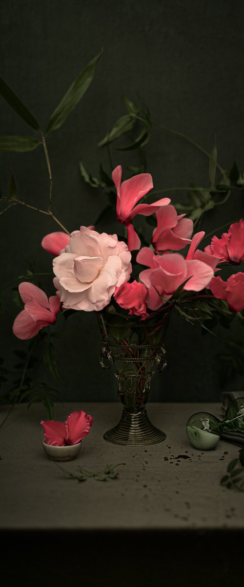 Greta's Camellias I by Cornelia Weber