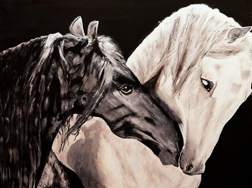 Horse love by Margarita Telianidis
