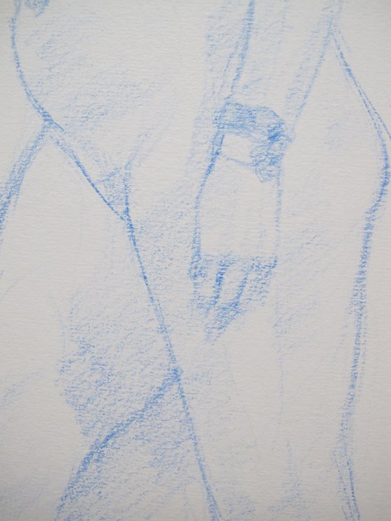 Standing female nude