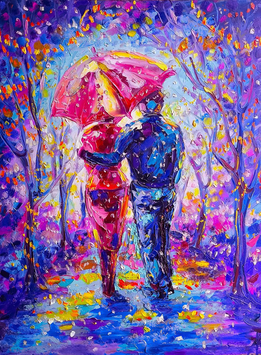 Impressionistic Portrait Oil Painting By Anastasia Kozorez, 12 X 16, Winter Fairy Tale, Original Artwork