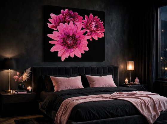Solo Bloom - Magenta Chrysanthemum