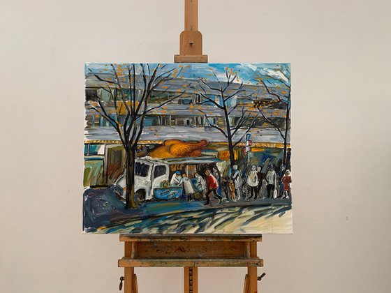 Landscape with a Chicken