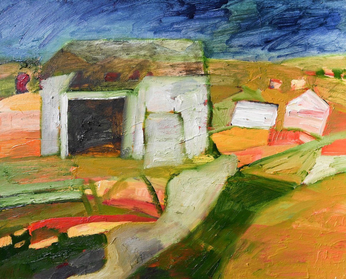 Malham Barn by Elizabeth Anne Fox