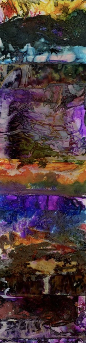 Painting , A Beautiful Symphony By Kathy Morton Stanion, 8 X 33, Artwork For Sale On Artfinder