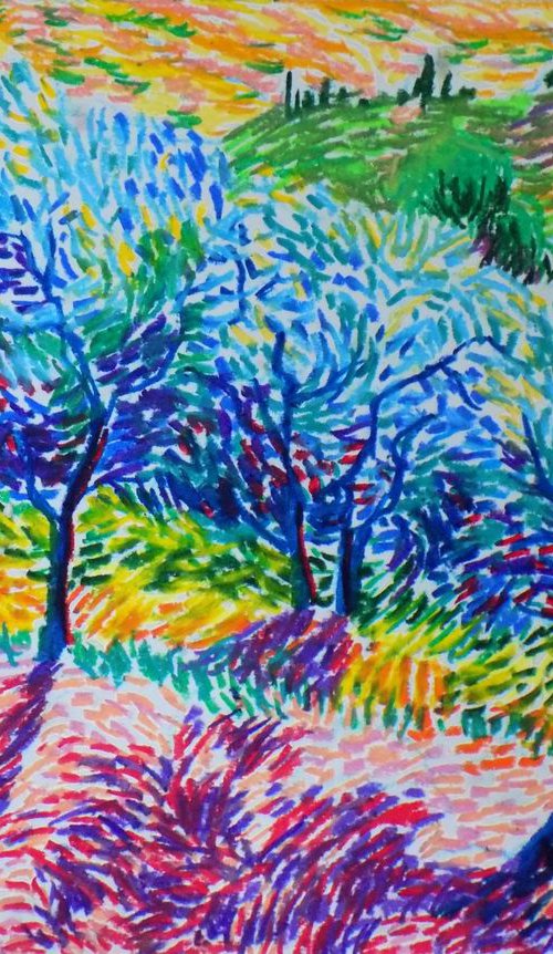 Orchard etude No 6 by Maja Grecic