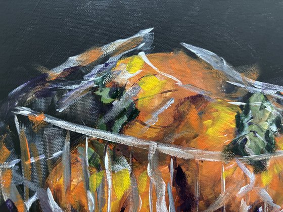 Persimmons in Plastic