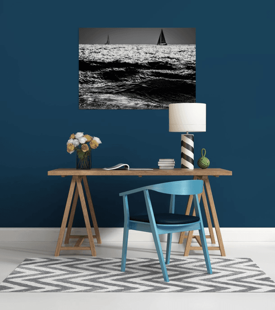 Two Sailboats | Limited Edition Fine Art Print 1 of 10 | 90 x 60 cm