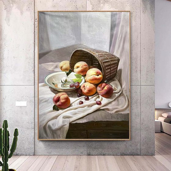 Peaches on the table c240