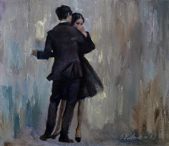 romantic dance painting