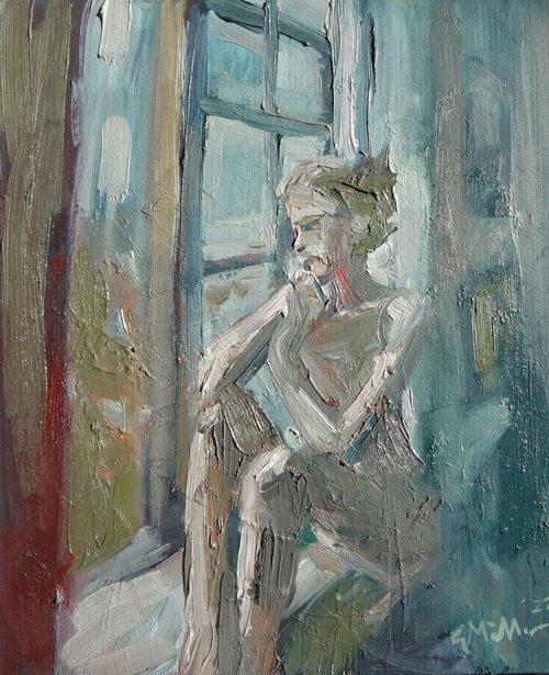 Girl at the Window by Gerry Miller