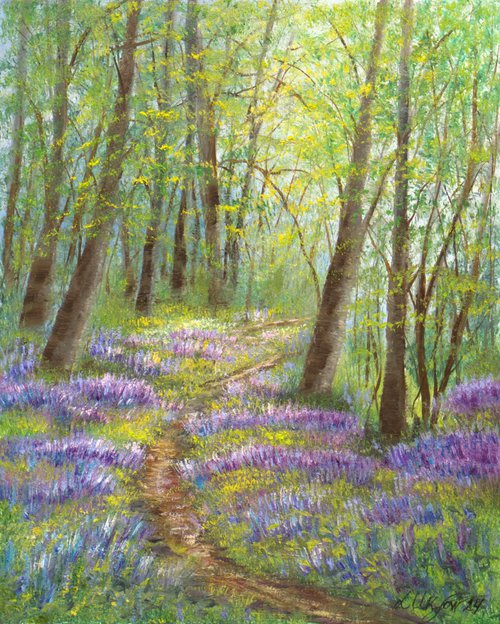 Spring forest by Ludmilla Ukrow