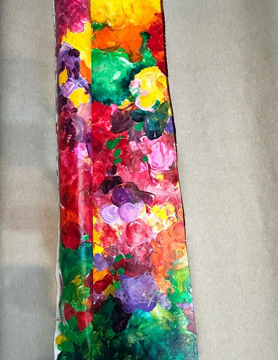 "Riot of flowers in summer"