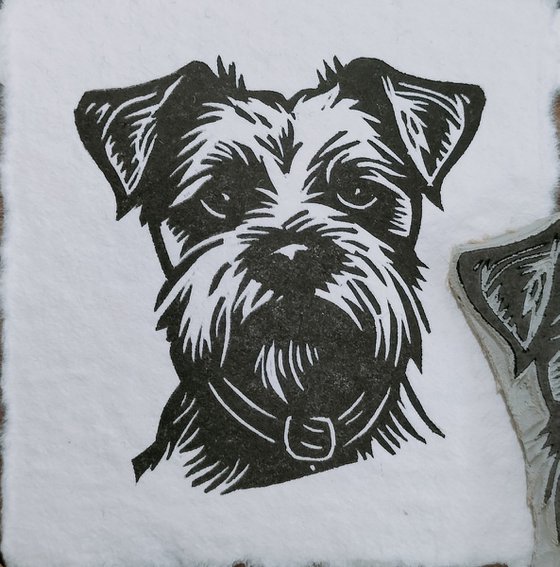 Terrier Mix Mini Print