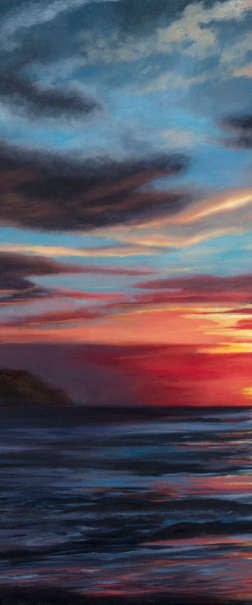 Pacific Sunset (IV) by Diana Sandetskaya