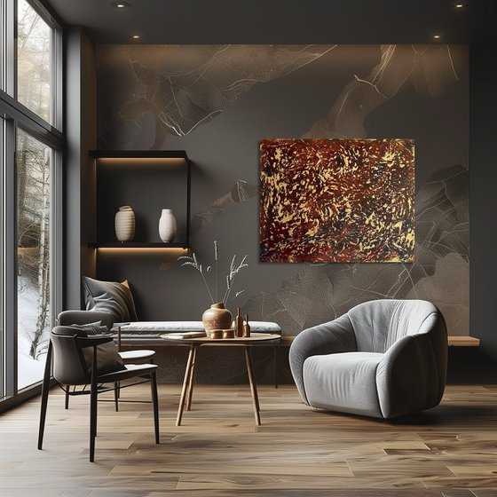 Gold Leaf 100x80x4